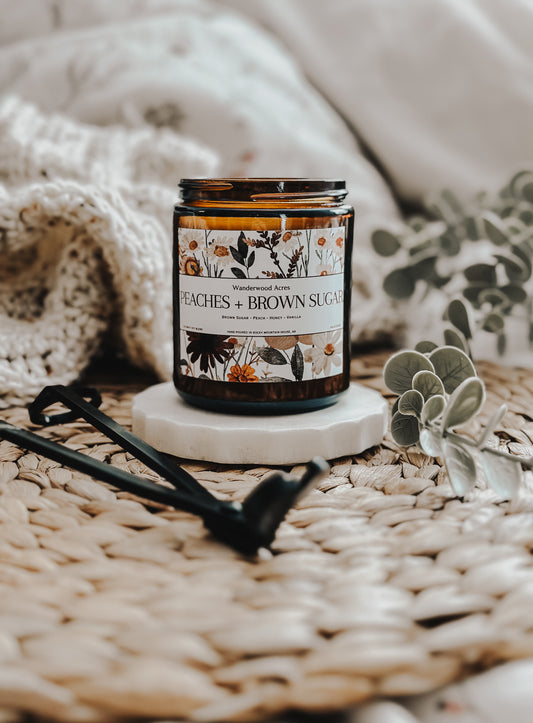 8oz Peaches and Brown Sugar